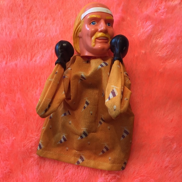 Lefton Toys Vtg 8s Hulk Hogan Wrestling Boxing Hand Puppet Poshmark